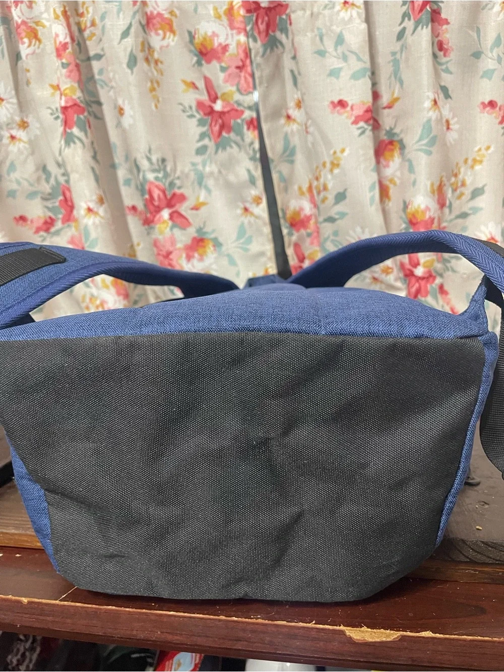 Herschel Supply Co. Heathered Blue Flap Buckle Backpack Rucksack